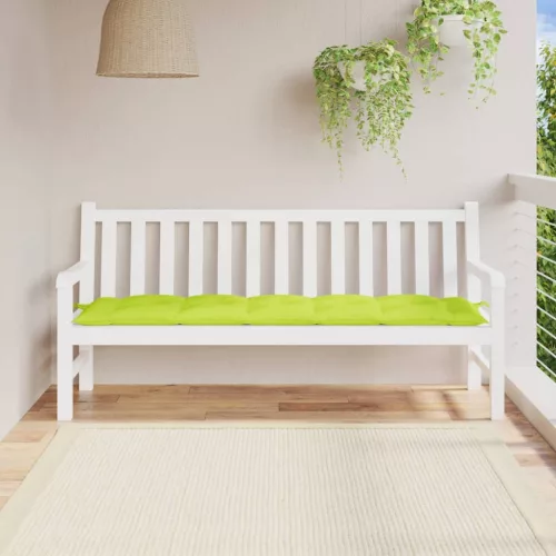 vidaXL élénkzöld oxford szövet kerti padpárna 180 x 50 x 7 cm
