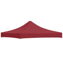   vidaXL burgundi vörös tető partisátorhoz 3 x 3 m 270 g/m²