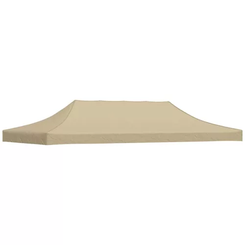 vidaXL bézs tető partisátorhoz 6 x 3 m 270 g/m²