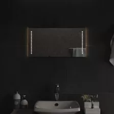 vidaXL LED-es fürdőszobatükör 30x60 cm