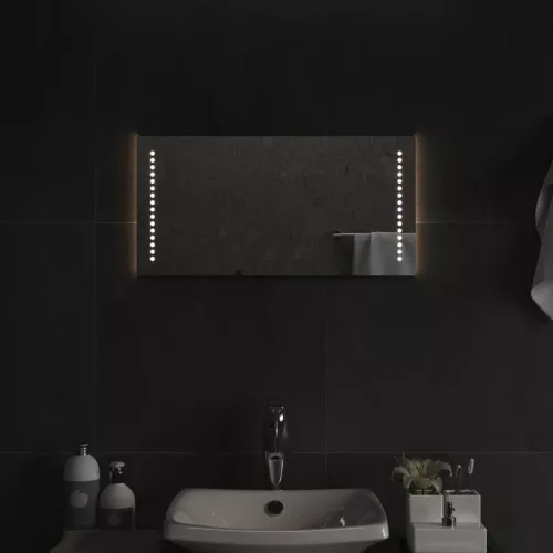 vidaXL LED-es fürdőszobatükör 30x60 cm