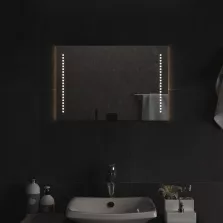 vidaXL LED-es fürdőszobatükör 40x60 cm