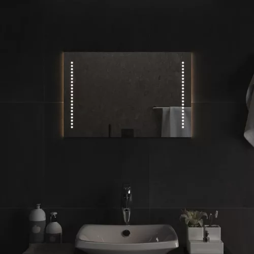 vidaXL LED-es fürdőszobatükör 40x60 cm