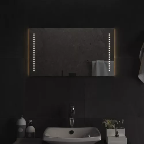 vidaXL LED-es fürdőszobatükör 40x70 cm