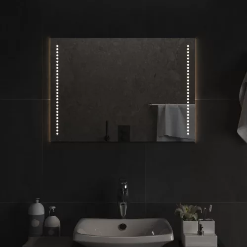 vidaXL LED-es fürdőszobatükör 50 x 70 cm