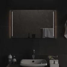 vidaXL LED-es fürdőszobatükör 50x80 cm