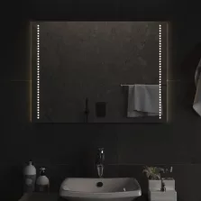 vidaXL LED-es fürdőszobatükör 60x80 cm