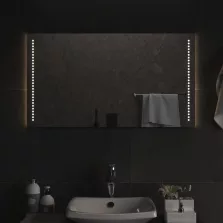 vidaXL LED-es fürdőszobatükör 50x90 cm