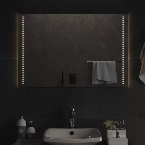 vidaXL LED-es fürdőszobatükör 60x90 cm