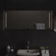 vidaXL LED-es fürdőszobatükör 40x100 cm