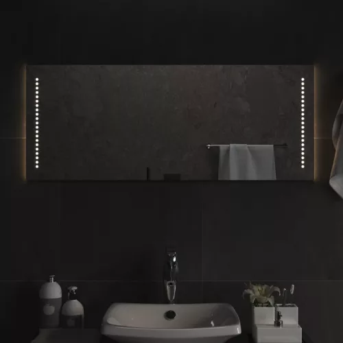 vidaXL LED-es fürdőszobatükör 40x100 cm