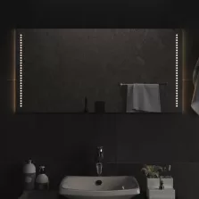 vidaXL LED-es fürdőszobatükör 50x100 cm