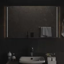 vidaXL LED-es fürdőszobatükör 60x100 cm