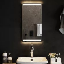 vidaXL LED-es fürdőszobatükör 30x60 cm