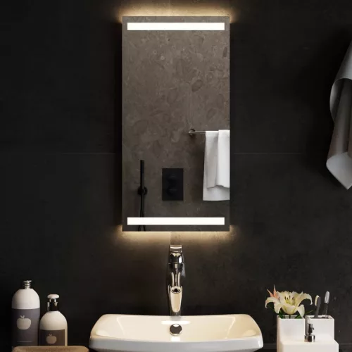 vidaXL LED-es fürdőszobatükör 30x60 cm