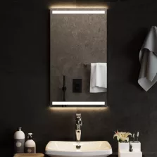 vidaXL LED-es fürdőszobatükör 40x70 cm