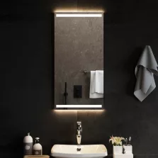 vidaXL LED-es fürdőszobatükör 40x80 cm