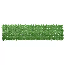 vidaXL zöld leveles erkélyparaván 300 x 75 cm