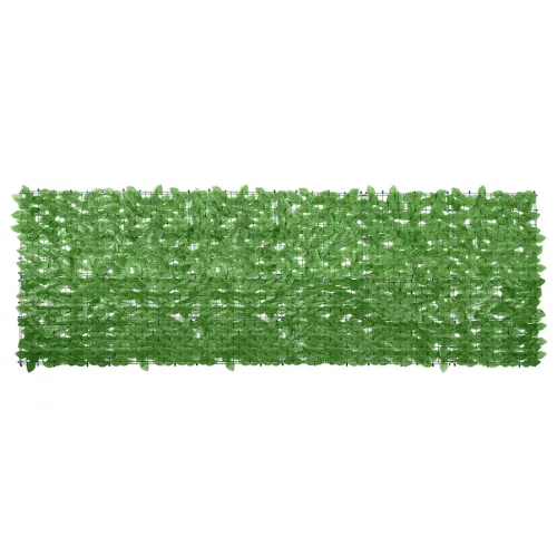 vidaXL zöld leveles erkélyparaván 300 x 100 cm