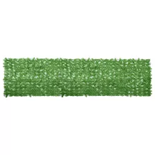 vidaXL zöld leveles erkélyparaván 400 x 100 cm