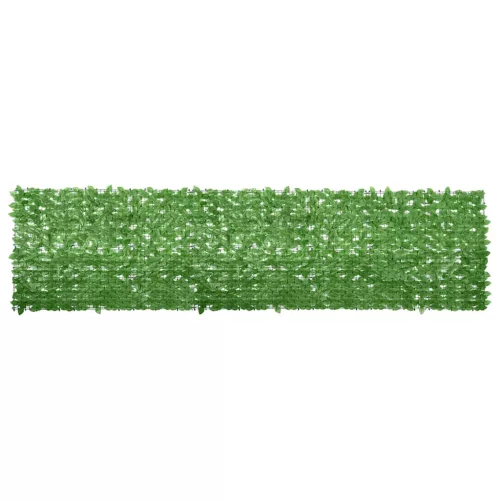 vidaXL zöld leveles erkélyparaván 400 x 100 cm
