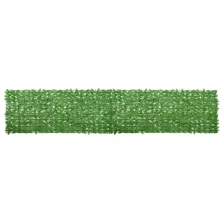 vidaXL zöld leveles erkélyparaván 500 x 100 cm