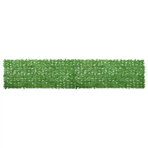 vidaXL zöld leveles erkélyparaván 500 x 100 cm
