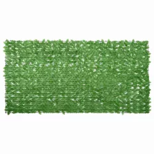 vidaXL zöld leveles erkélyparaván 300 x 150 cm