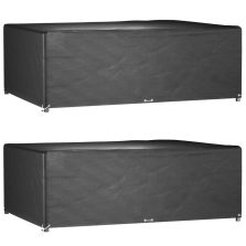   vidaXL 2 db téglalap alakú kerti bútorhuzat 12 fűzőlyukkal 230x165x80