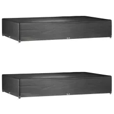   vidaXL 2 db téglalap alakú kerti bútorhuzat 16 fűzőlyukkal 325x205x60