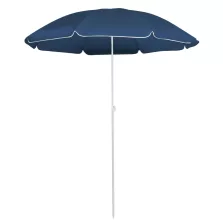 vidaXL kék kültéri napernyő acél rúddal 180 cm