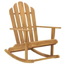 vidaXL tömör tíkfa adirondack hintaszék