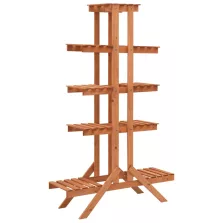   vidaXL tömör fenyőfa virágtartó állvány 83 x 25 x 132 cm