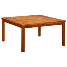   vidaXL tömör akácfa kerti dohányzóasztal 85 x 85 x 45 cm