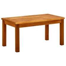   vidaXL tömör akácfa kerti dohányzóasztal 70 x 40 x 36 cm