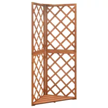vidaXL tömör fenyőfa lugasrácssarok 50 x 50 x 145 cm