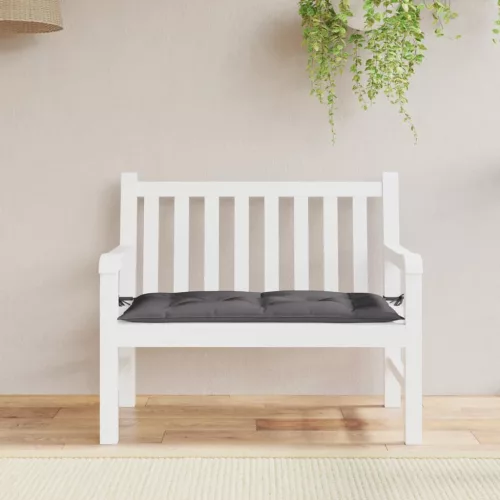 vidaXL antracitszürke oxford szövet kerti padpárna 110 x 50 x 7 cm