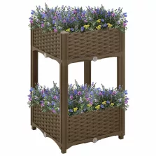 vidaXL polipropilén magaságyás 40 x 40 x 71 cm