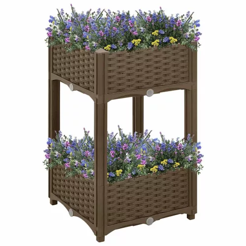 vidaXL polipropilén magaságyás 40 x 40 x 71 cm