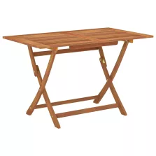  vidaXL tömör eukaliptuszfa összecsukható kerti asztal 120 x 70 x 75 cm