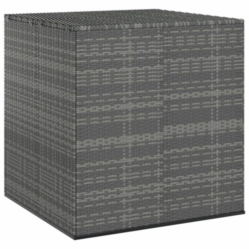 vidaXL szürke polyrattan kerti párnatartó doboz 100 x 97,5 x 104 cm