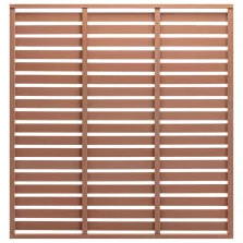 vidaXL barna WPC kerítéspanel 180 x 180 cm
