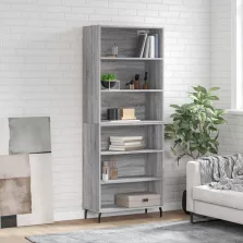   vidaXL szürke sonoma szerelt fa magasszekrény 69,5x32,5x180 cm