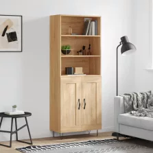   vidaXL sonoma tölgy szerelt fa magasszekrény 69,5 x 34 x 180 cm