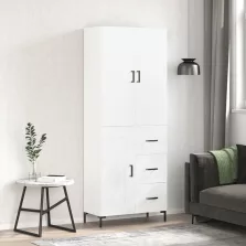 vidaXL fehér szerelt fa magasszekrény 69,5 x 34 x 180 cm