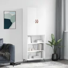 vidaXL fehér szerelt fa magasszekrény 69,5 x 34 x 180 cm