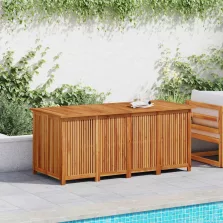 vidaXL tömör akácfa kerti tárolóláda 200 x 80 x 75 cm