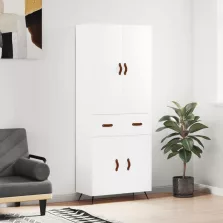 vidaXL fehér szerelt fa magasszekrény 69,5 x 34 x 180 cm