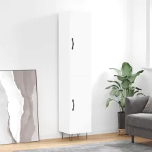vidaXL fehér szerelt fa magasszekrény 34,5x34x180 cm