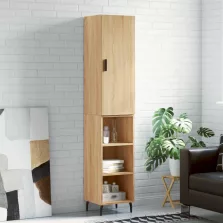   vidaXL sonoma tölgy szerelt fa magasszekrény 34,5x34x180 cm